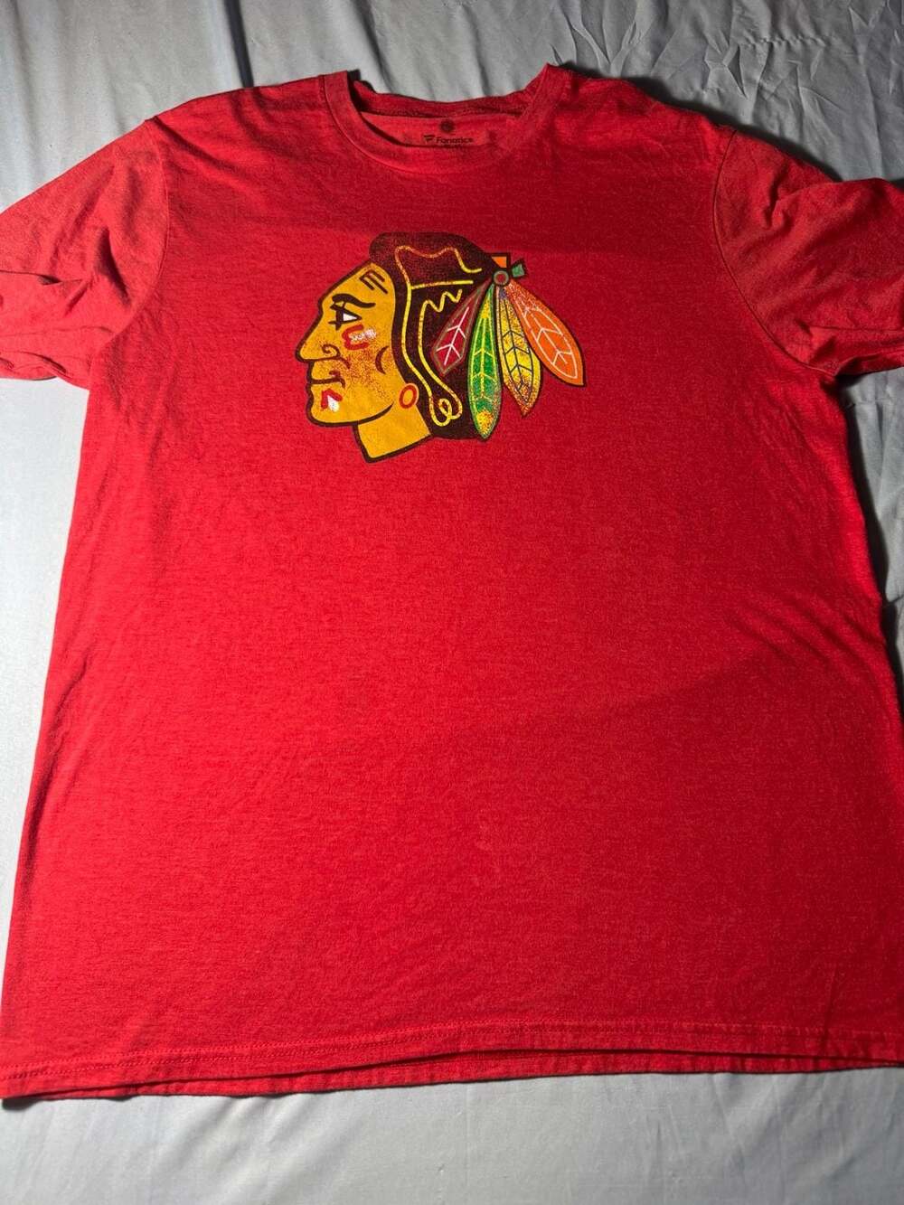 Fanatics Chicago Blackhawks T-Shirt Red Graphic Tee